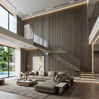 Moderne decoratieve akoestische wandpanelen
